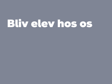 bliv elev